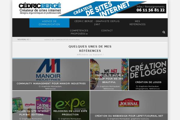 Valenti theme site design template sample