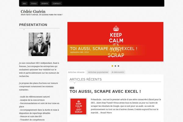 Twenty Fifteen theme site design template sample