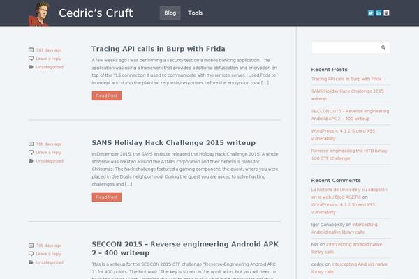 cedricvb.be site used Strictone