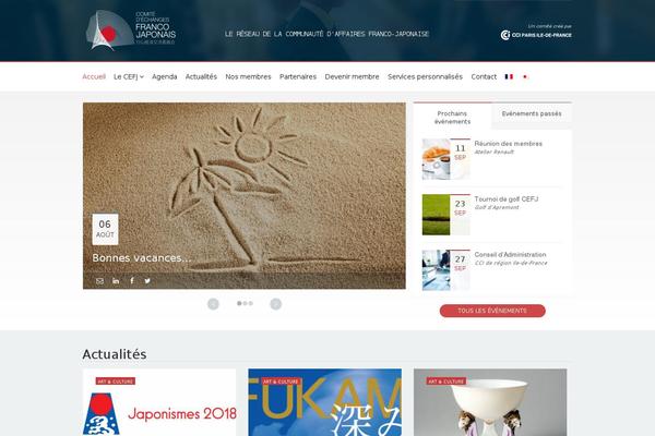 cefj.org site used Kotha-pro