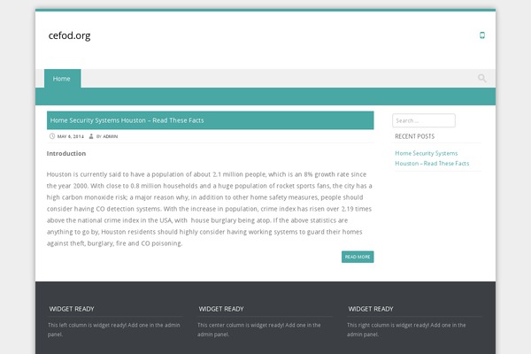 Discovery theme site design template sample