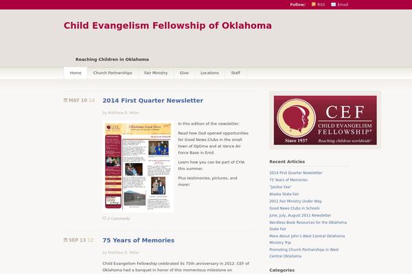 Titan theme site design template sample