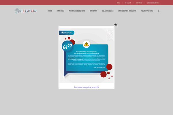 Academia theme site design template sample