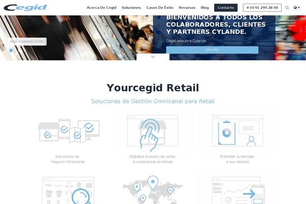 cegid.es site used Cegid