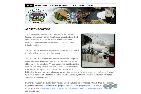 Restaurateur theme site design template sample