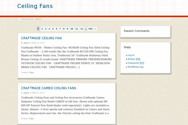 Retro-fitted theme site design template sample