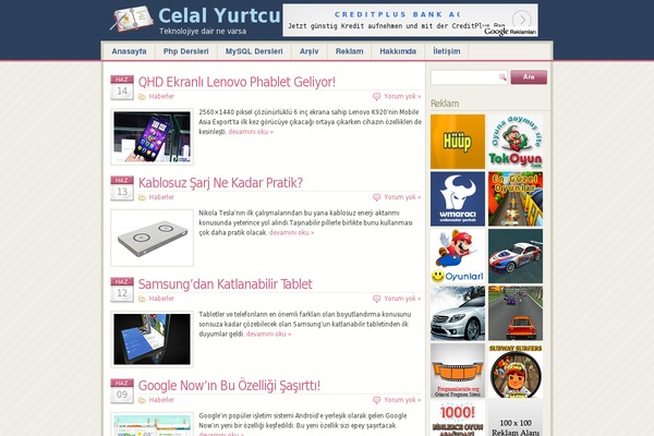 celalyurtcu.com site used Revenue