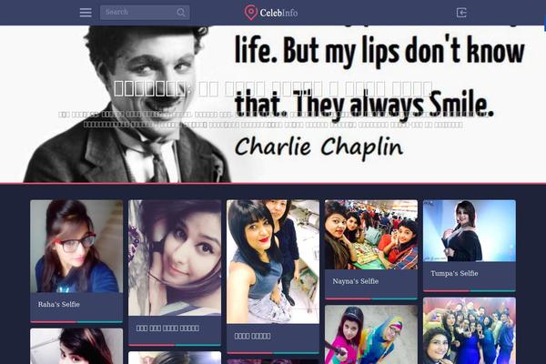 PinThis theme site design template sample
