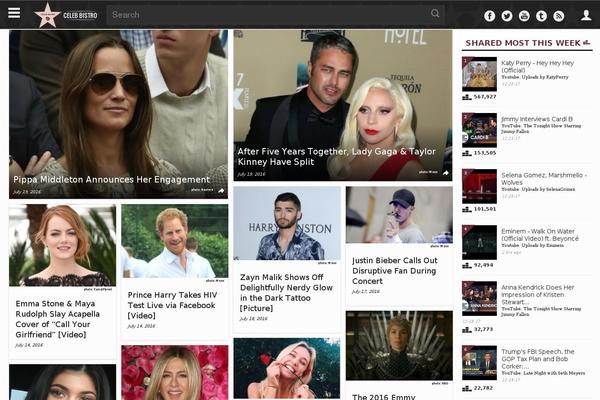 celebbistro.com site used Mobsoc-media-grid