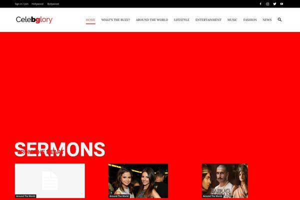 Newspaper theme site design template sample