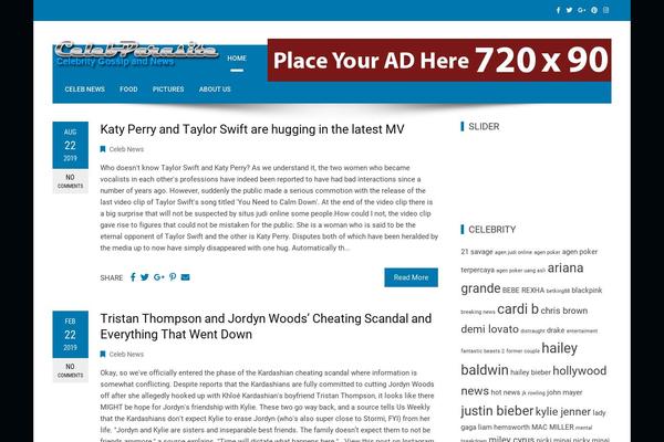 Viral theme site design template sample