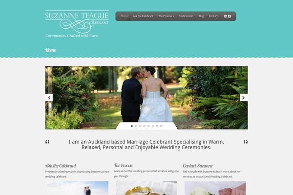 Feather theme site design template sample