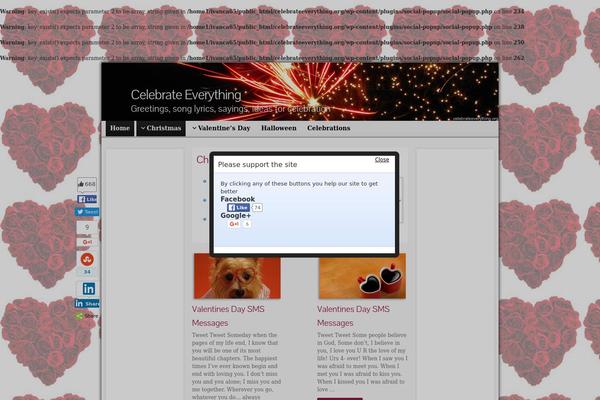Site using CevherShare plugin
