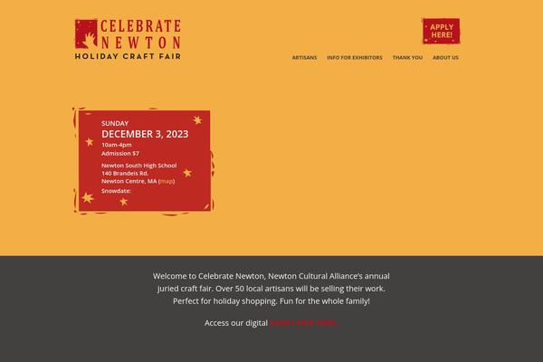 celebratenewton.com site used Celebratenewton