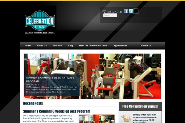 Fitpro-platinum theme site design template sample