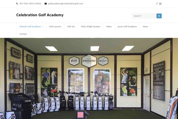 celebrationgolfacademy.com site used Core-child