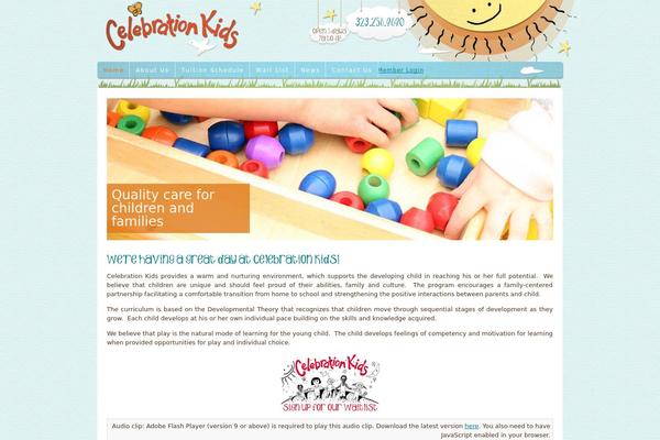 Child_care_creative theme site design template sample