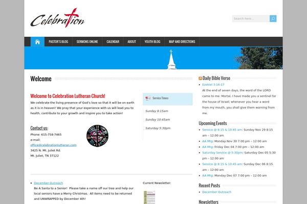 HappenStance theme site design template sample