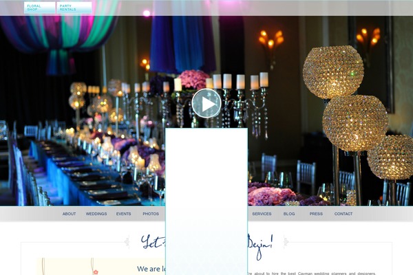 celebrations theme websites examples