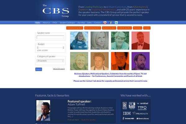 Speaker theme site design template sample