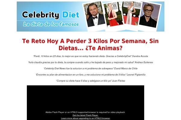celebritydietnews.org site used Profits Theme