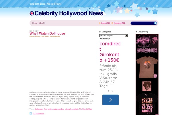 Wp_gossipcity theme site design template sample