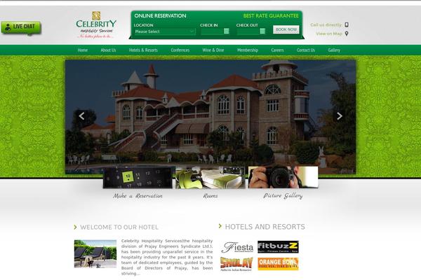 celebrityhospitality.com site used Celebrity-resort