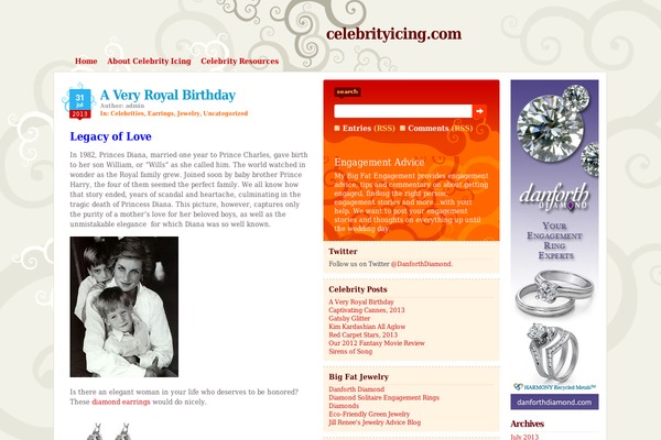 Dilectio theme site design template sample