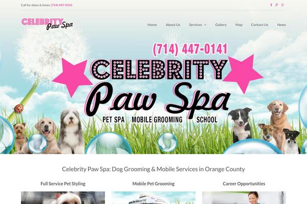 Petpress theme site design template sample