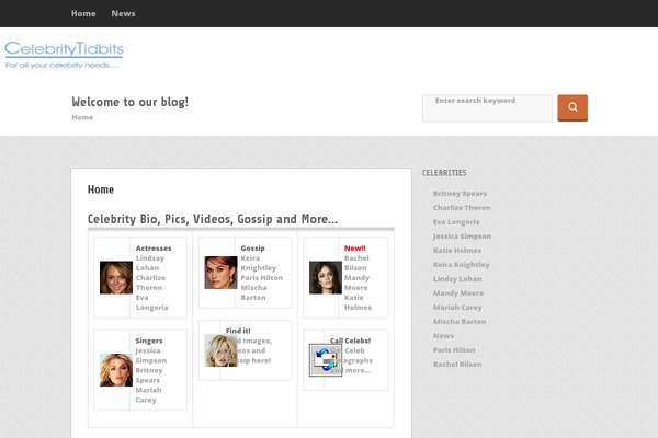 City Informer theme site design template sample