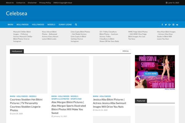 Herald theme site design template sample