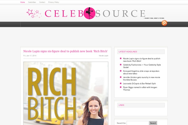 Fresh News theme site design template sample