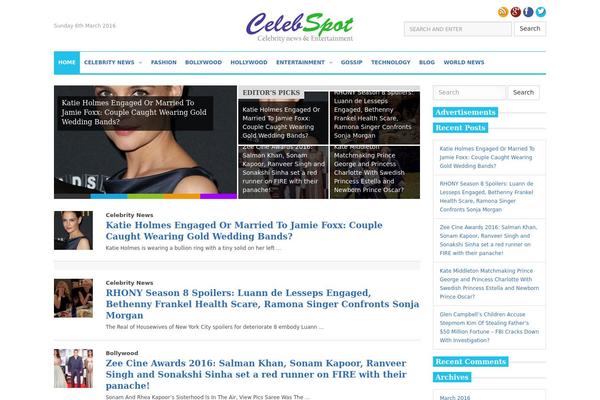 Optimumag theme site design template sample