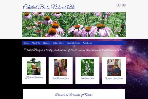 celestialbody.com site used Radiant Pro