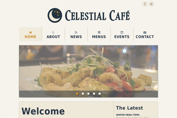 Dine & Drink theme site design template sample