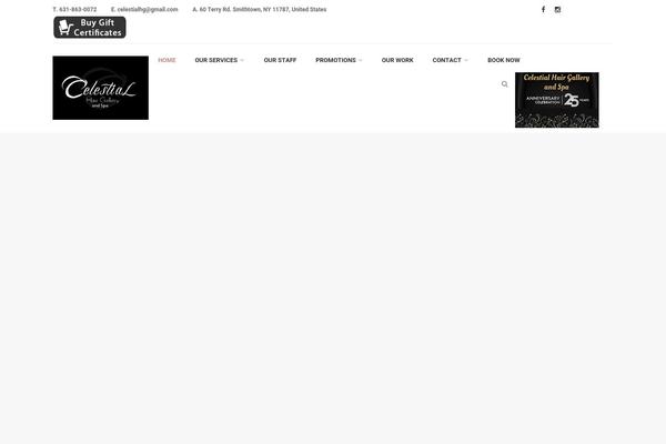 Hairsalon theme site design template sample