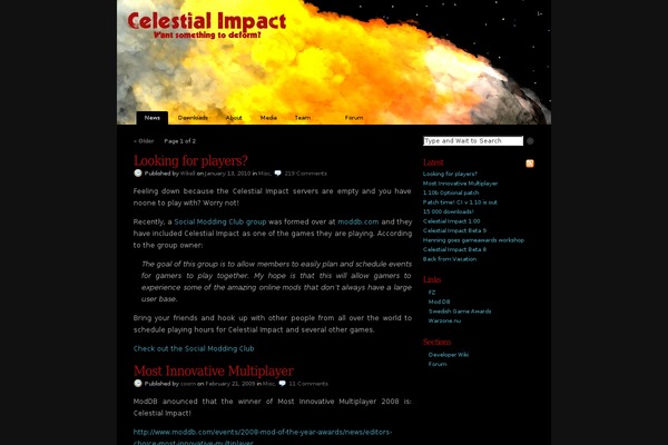 K2 theme site design template sample