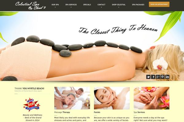 HairPress theme site design template sample
