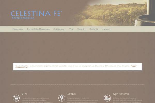 celestinafe.com site used Agritourismo-theme