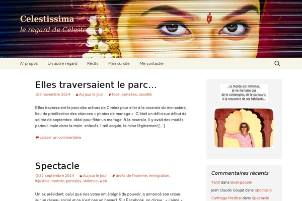 celestissima.org site used Customizr-pro-child
