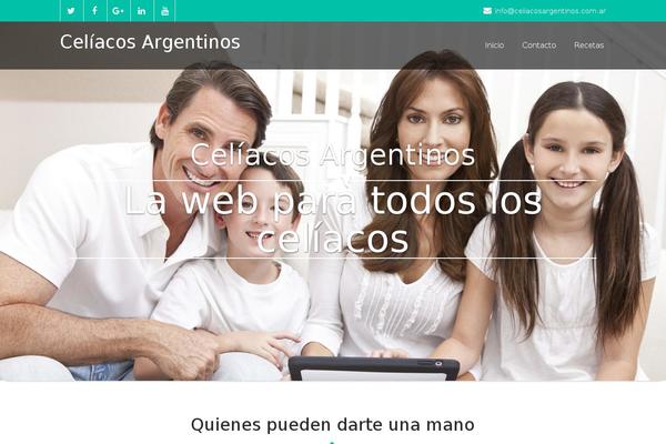 celiacosargentinos.com.ar site used Wallstreet-light