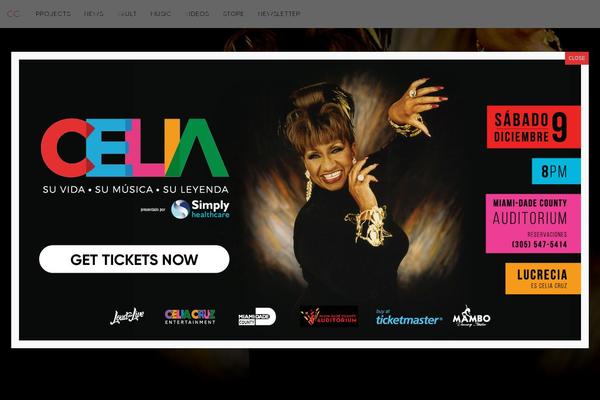 celiacruz.com site used Celiacruz