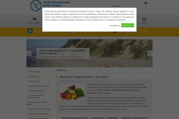 celiakia.pl site used Celiakia