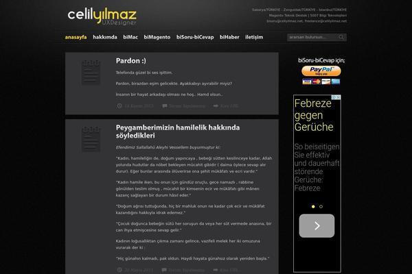 Fast Blog theme site design template sample