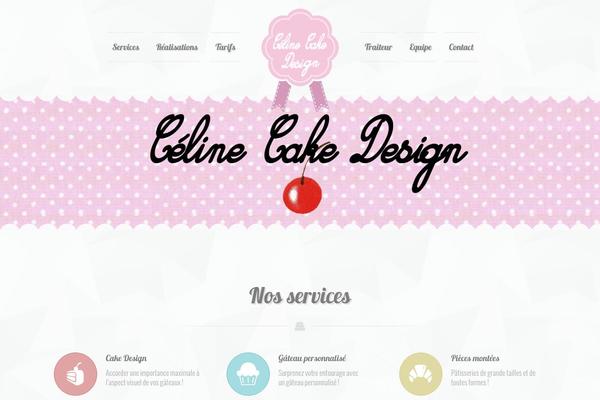 Sweet-cake theme site design template sample