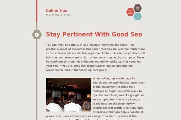 Hex theme site design template sample