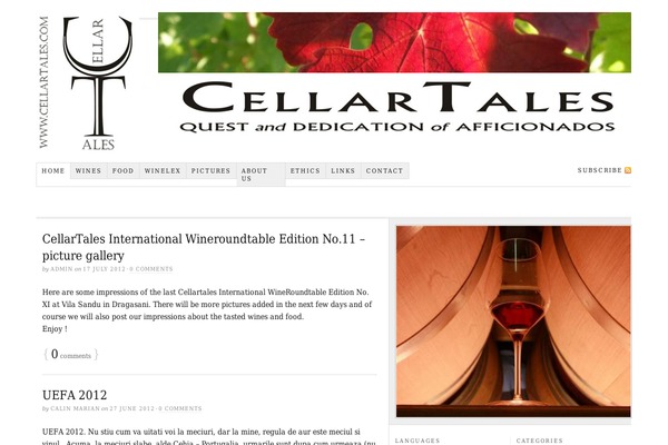 Thesis 1.6 theme site design template sample