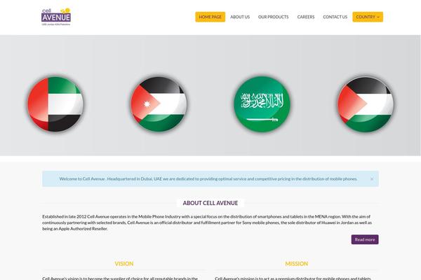 MX theme site design template sample