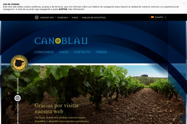 Site using Cartograf Cookie filter plugin