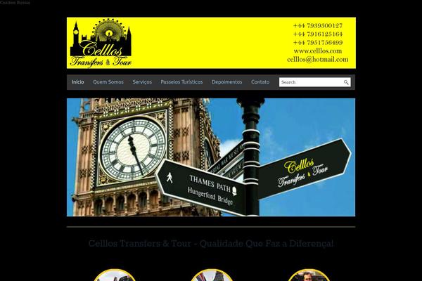 BlackBird theme site design template sample